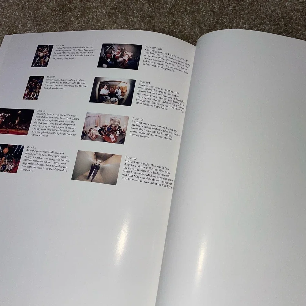 Michaeal Jordan Rare Air for the Chicago Bulls 993 photographic autobiography